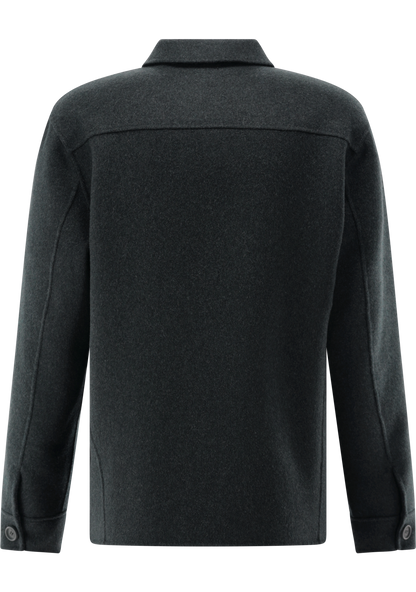 Overshirt Wool Mix Fabric