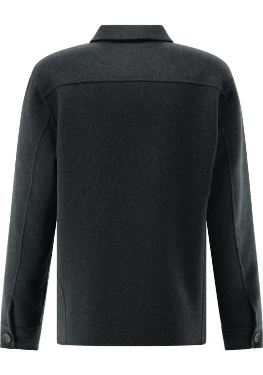 Overshirt Wool Mix Fabric