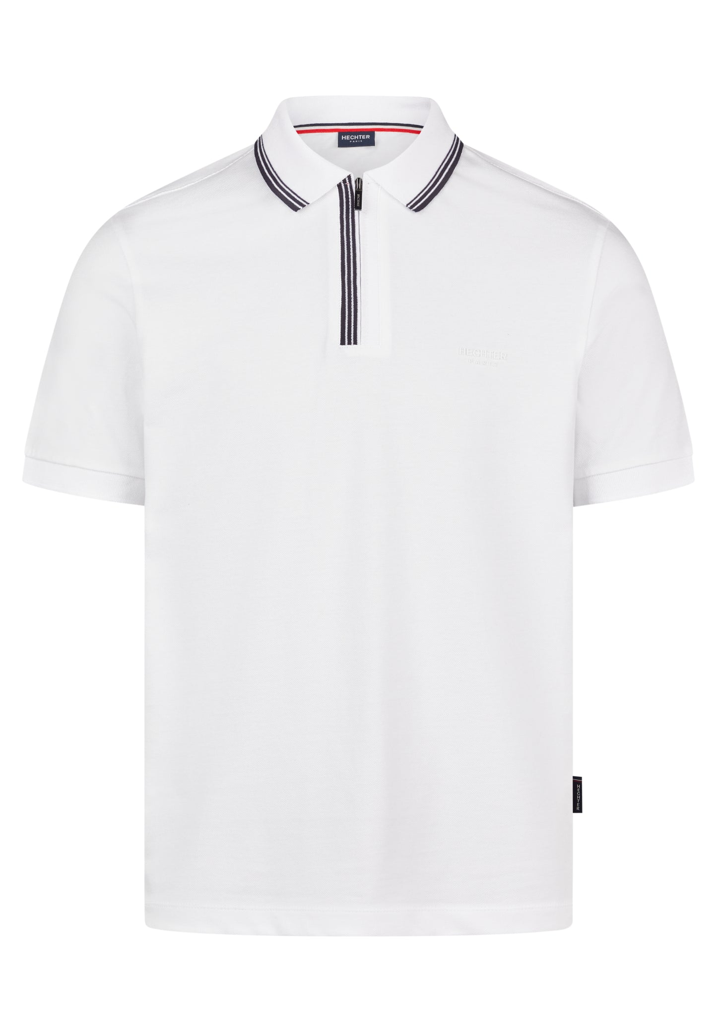 Hechter Paris Zip Polo, White
