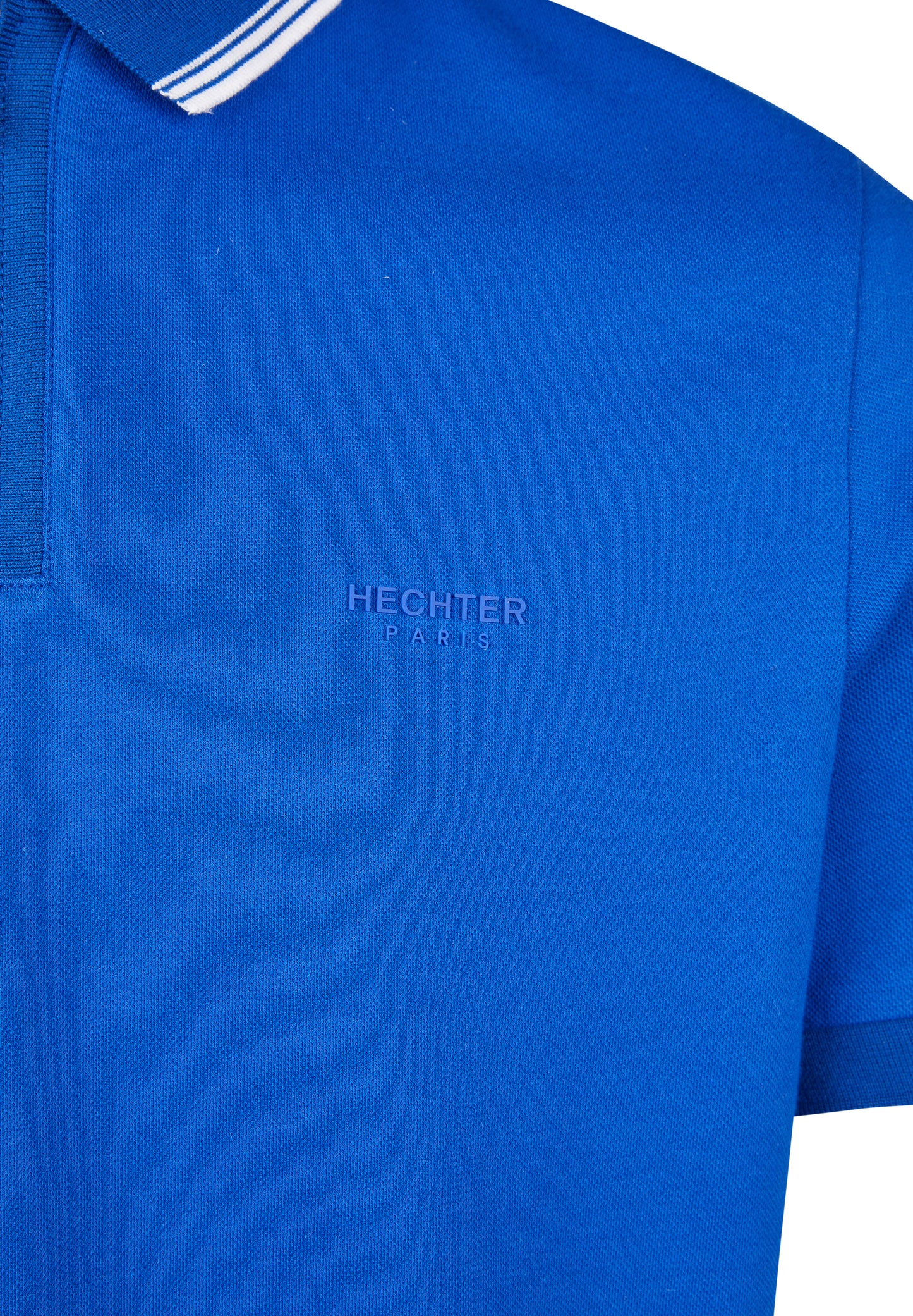 Hechter Paris Zip Polo, Royal Blue