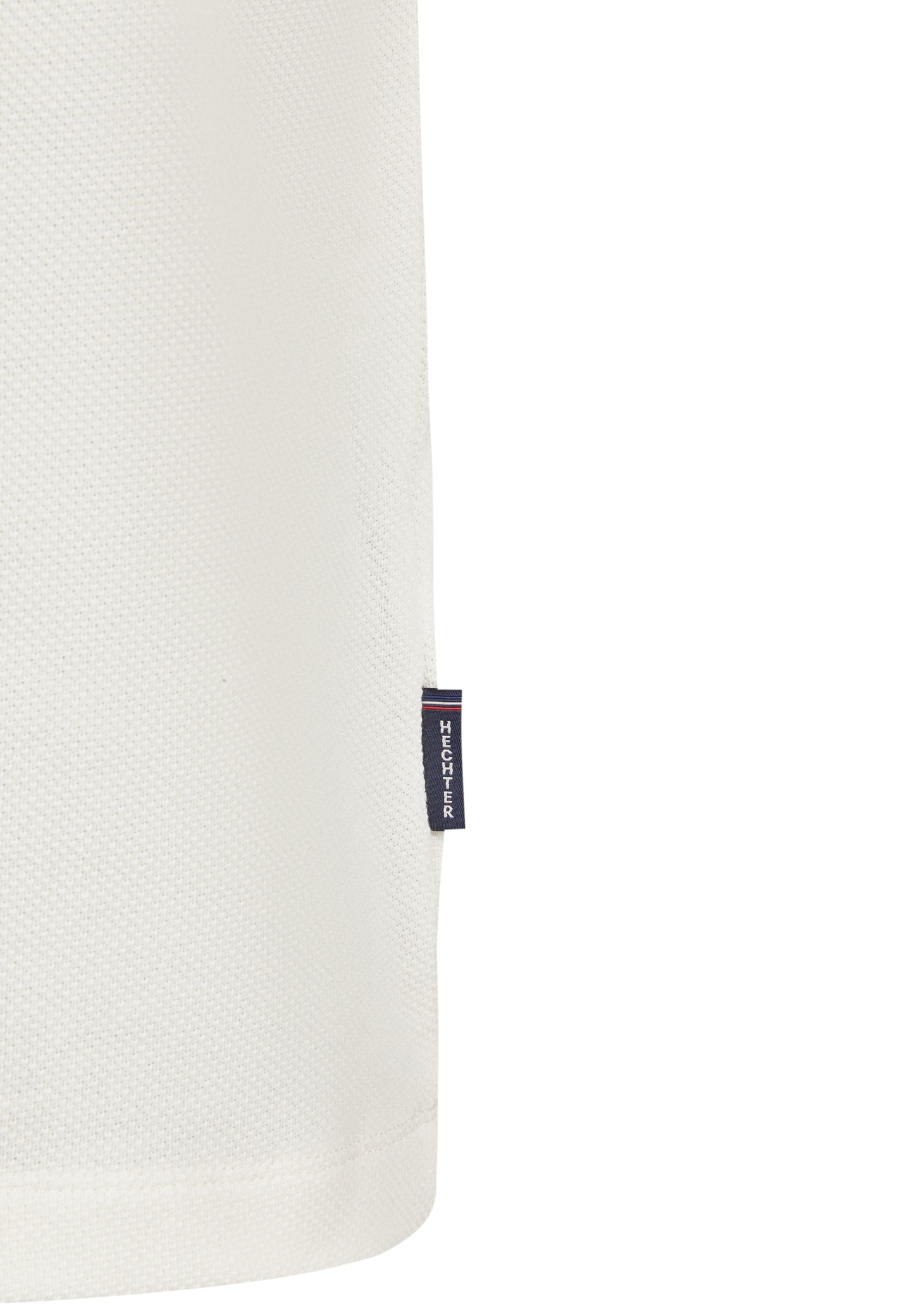 Hechter Paris Textured Piqué Polo Shirt, Off White