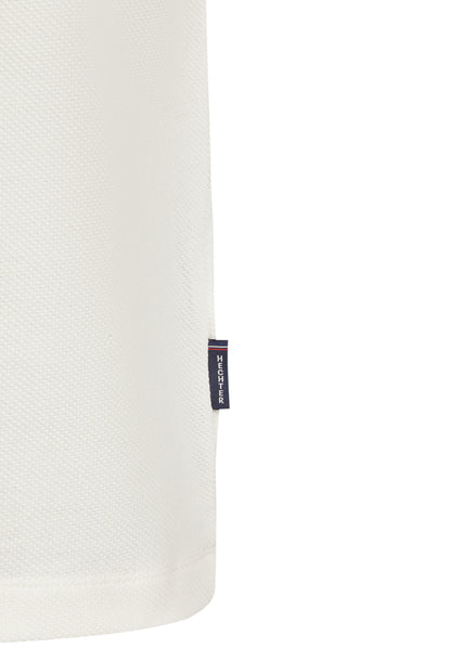 Hechter Paris Textured Piqué Polo Shirt, Off White
