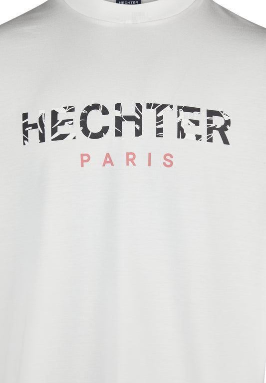 Hechter Paris Logo Print T-Shirt, White