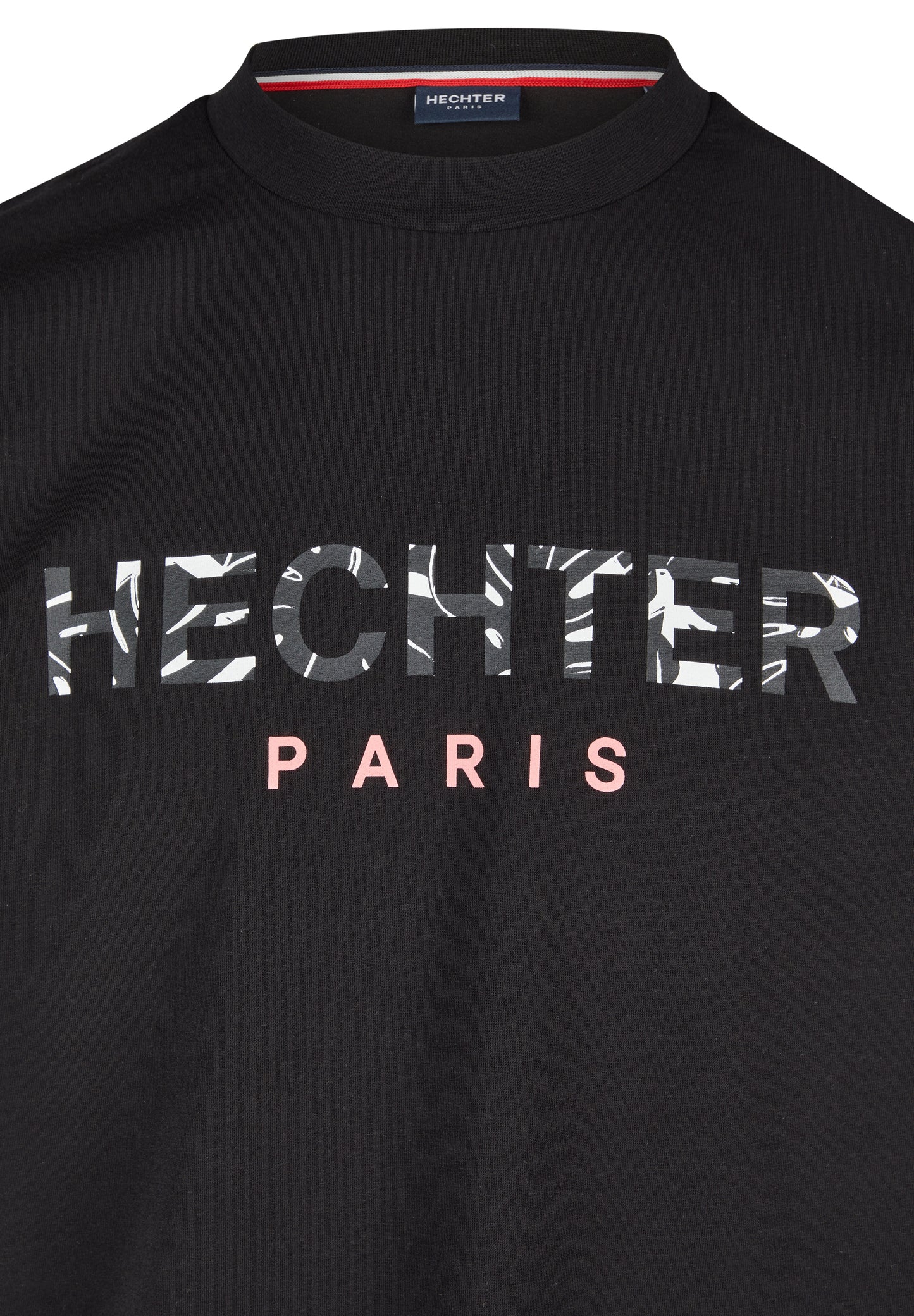 Hechter Paris Logo Print T-Shirt, Black