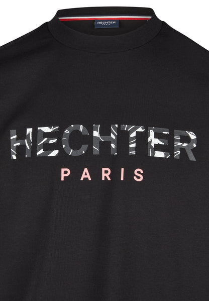 Hechter Paris Logo Print T-Shirt, Black