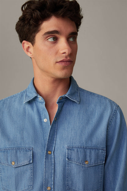 Long Sleeve Denim Shirt