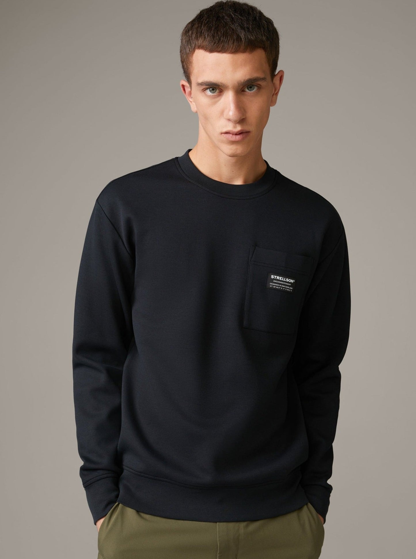 STRELLSON Sweatshirt Ives, Black