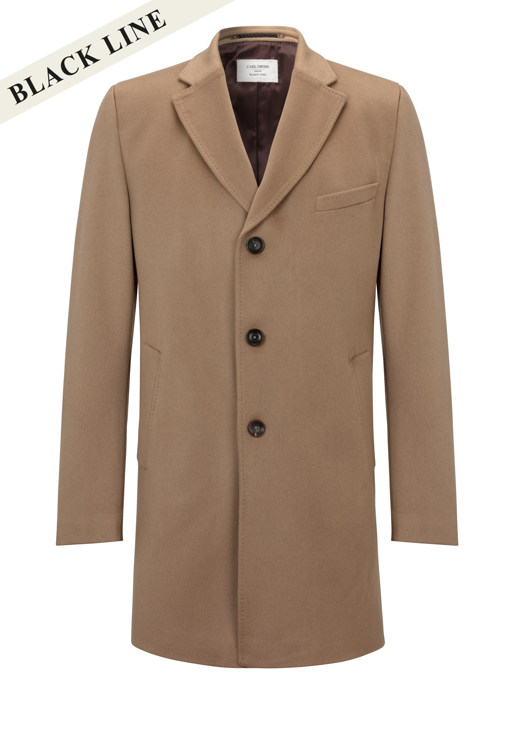 CARL GROSS 100 Loro Piana Cashmere Coat Beige