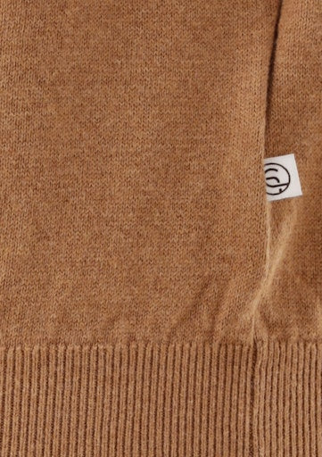 Roll-Collar Pullover, Brown