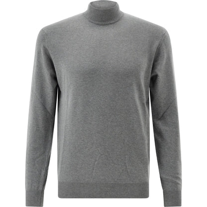 Stand-up Collar Pullover, Gray