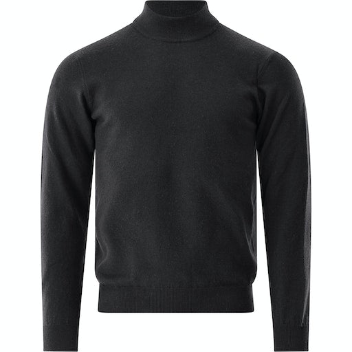 CARL GROSS Roll-Collar Pullover, Anthracite