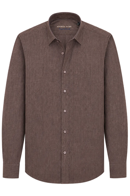 Linen Shirt, Brown