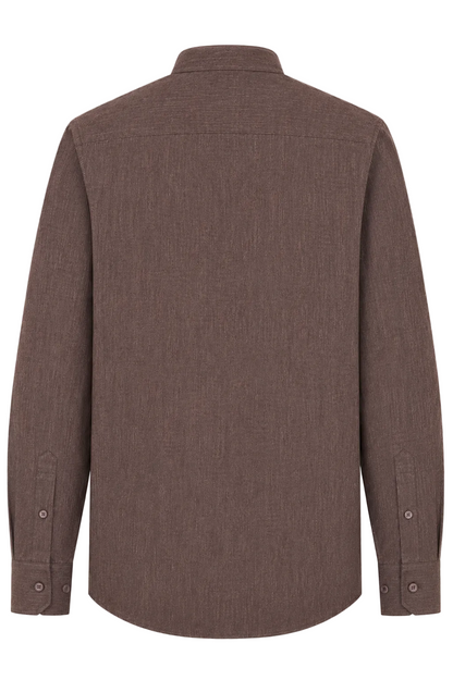 Linen Shirt, Brown