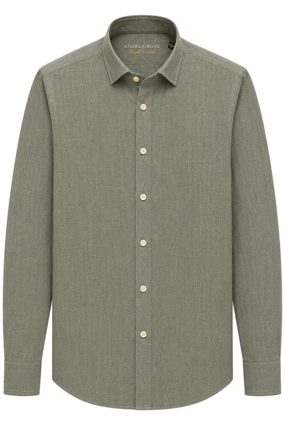 Linen Shirt, Sage Green