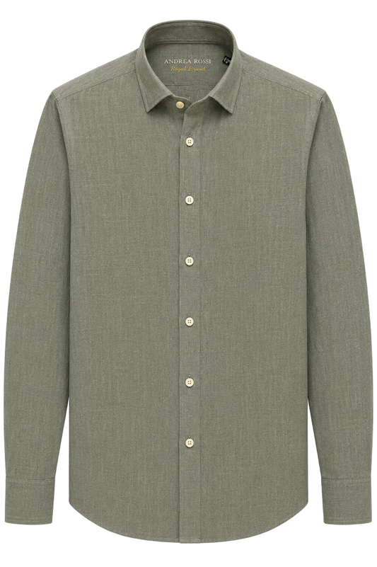 Linen Shirt, Sage Green