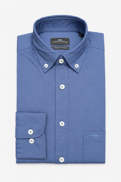 Oxford Cotton Shirt, Blue