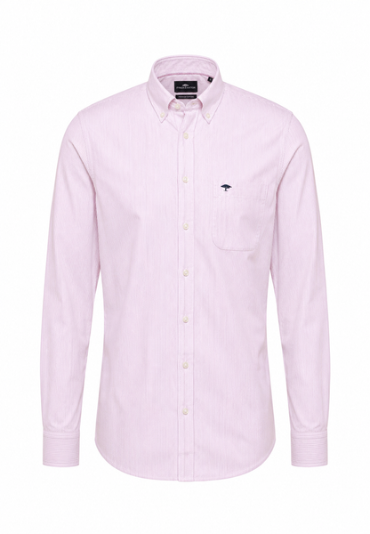 Oxford Cotton Shirt, Striped Pink