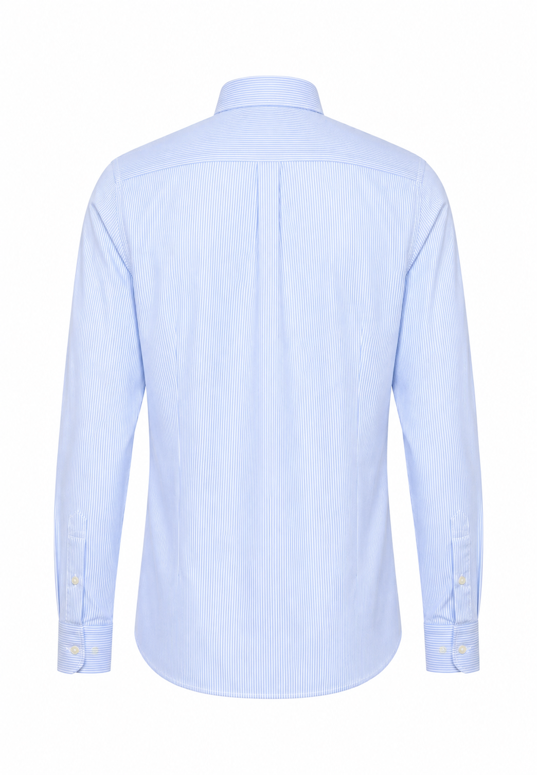 Oxford Cotton Shirt, Striped Blue