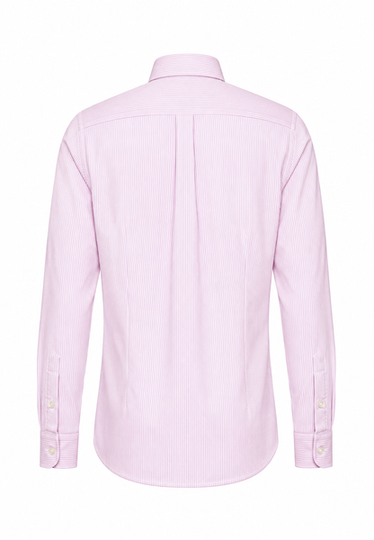 Oxford Cotton Shirt, Striped Pink