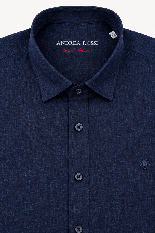Linen Shirt, Navy