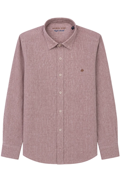Linen Shirt, Light Brown