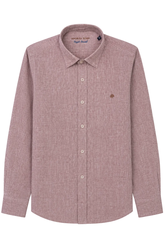 Linen Shirt, Light Brown