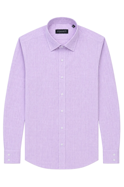 Linen Shirt, Purple