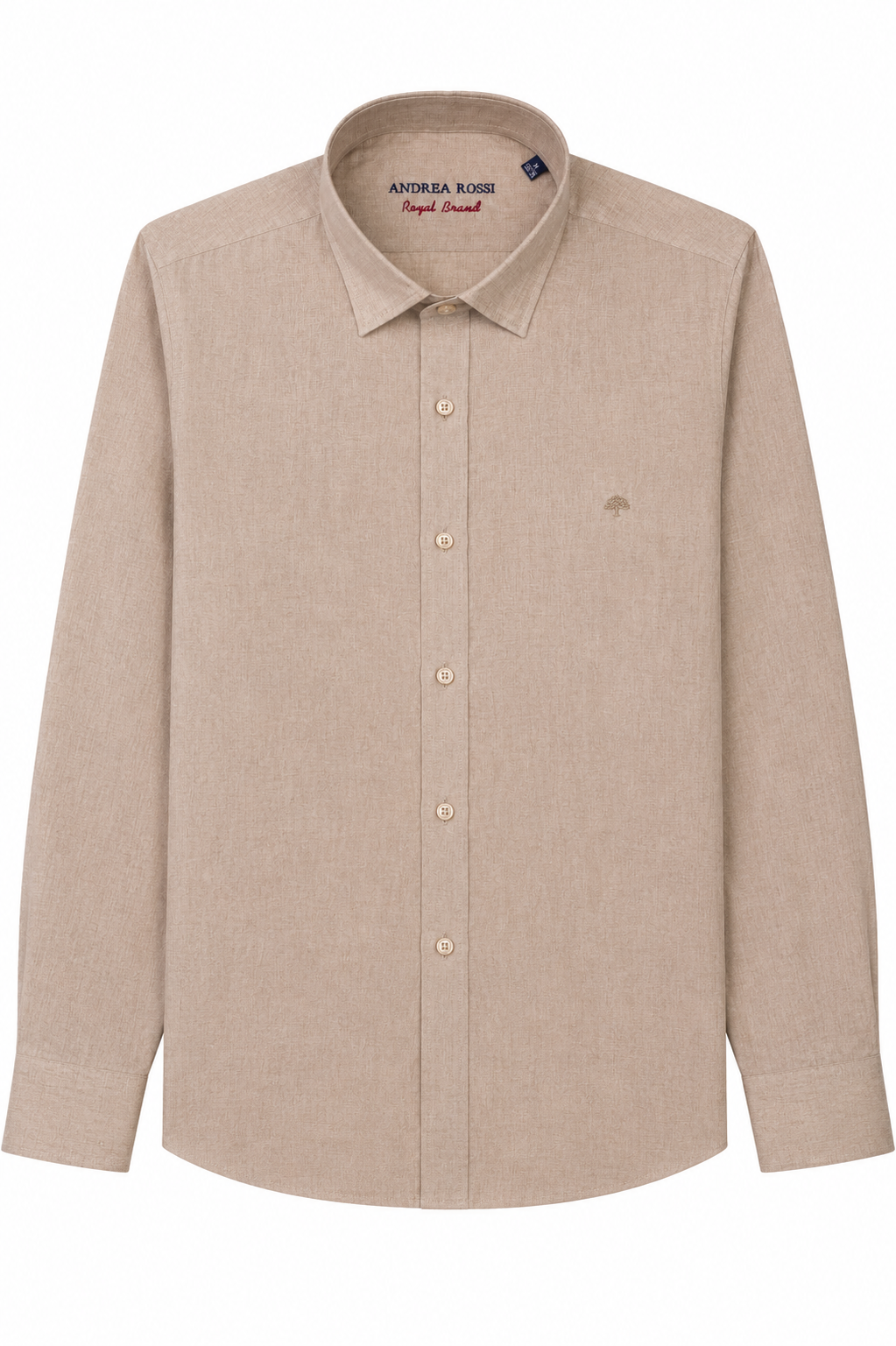 Linen Shirt, Sandy Brown