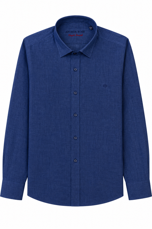 Linen Shirt, Denim Blue