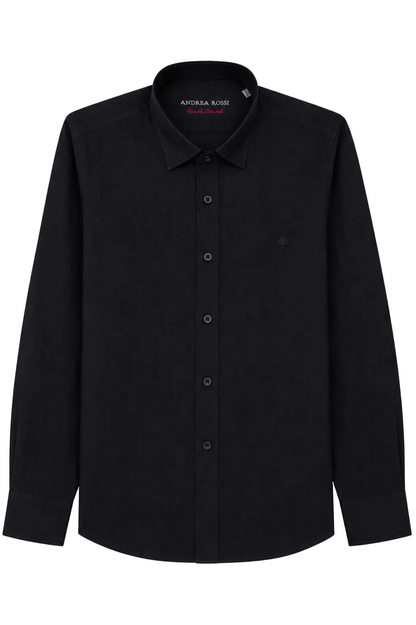 Linen Shirt, Black