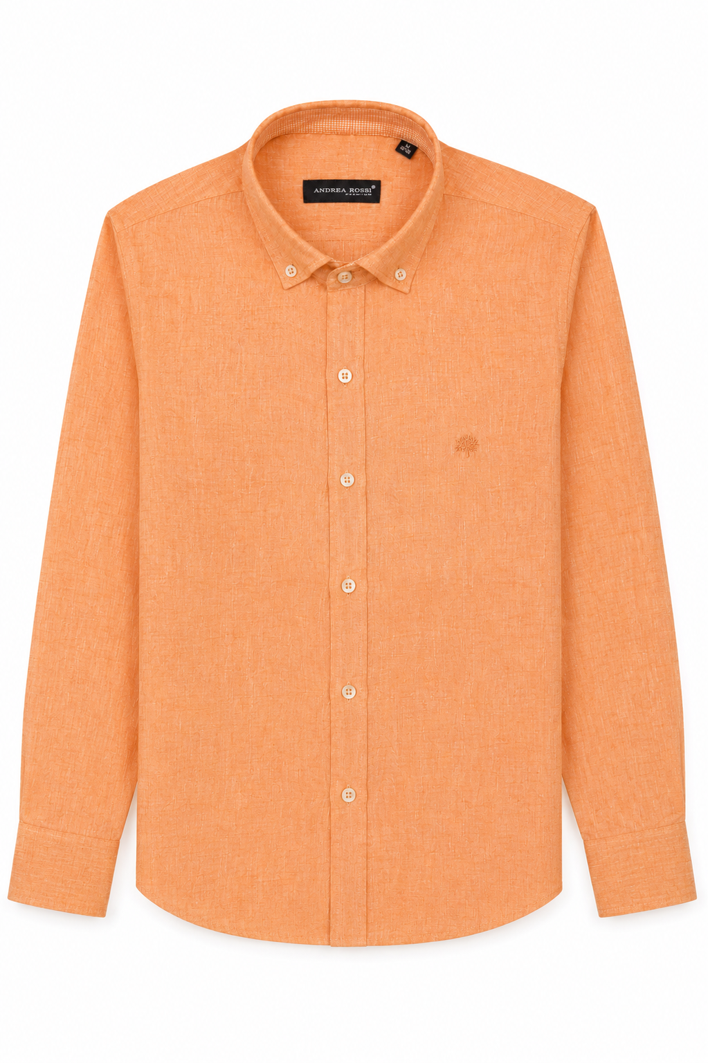 Linen Shirt, Orange