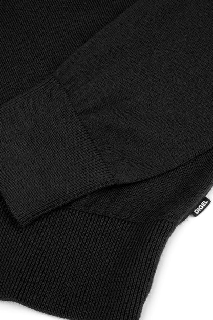 V-Neck Pullover, Black