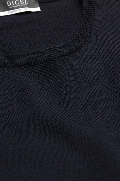 Round Neck Pullover, Navy