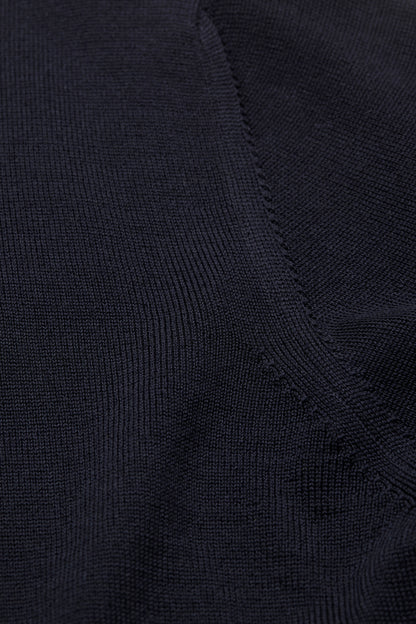 Round Neck Pullover, Navy