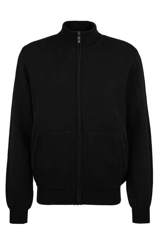 Wool Cardigan, Black