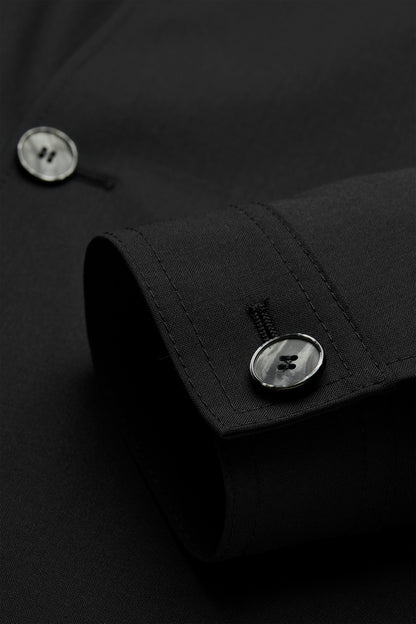 Bianco Digel Move Double Breasted Suit, Black
