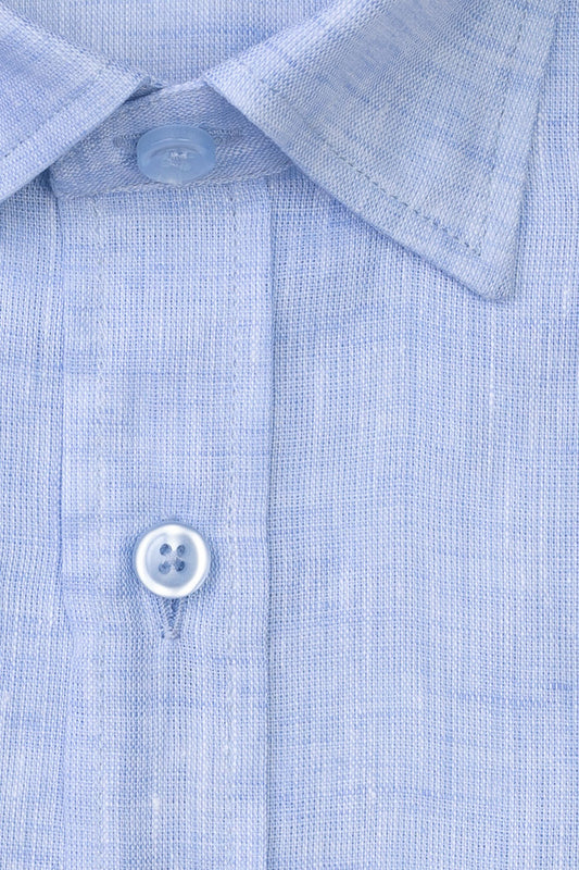 Linen Shirt, Light Blue