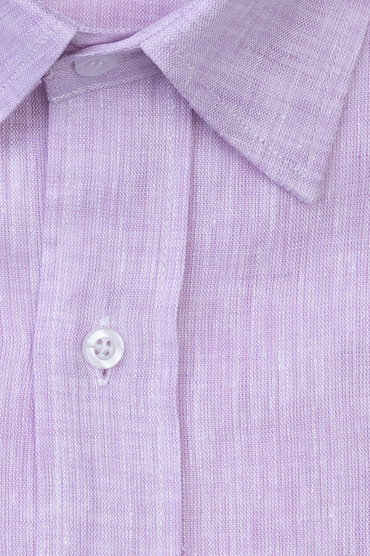 Linen Shirt, Purple