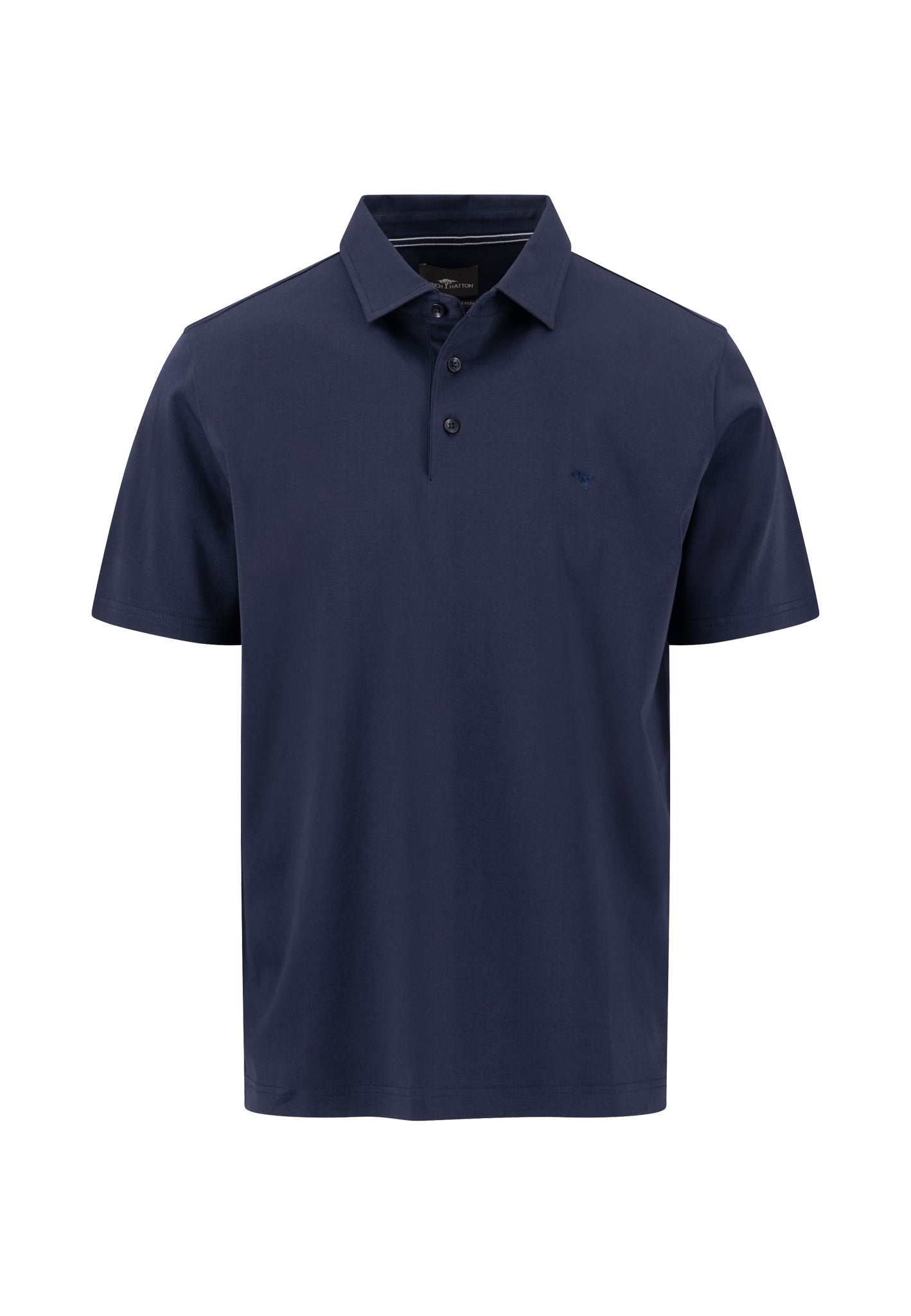 Cotton Polo Shirt with a Classic Polo Collar, Navy
