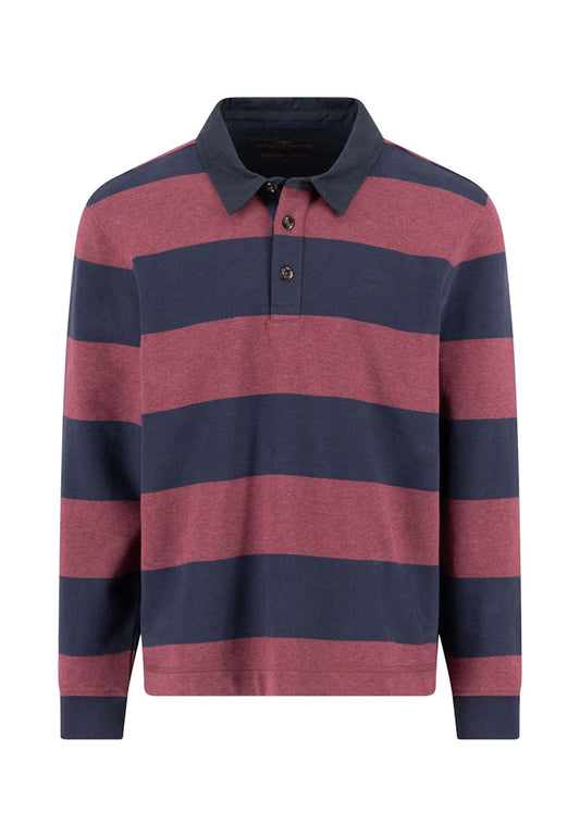 Striped Rugby Polo Shirt