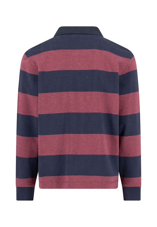 Striped Rugby Polo Shirt