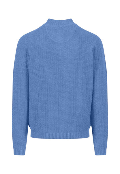 Textured Knit Sweatshirt