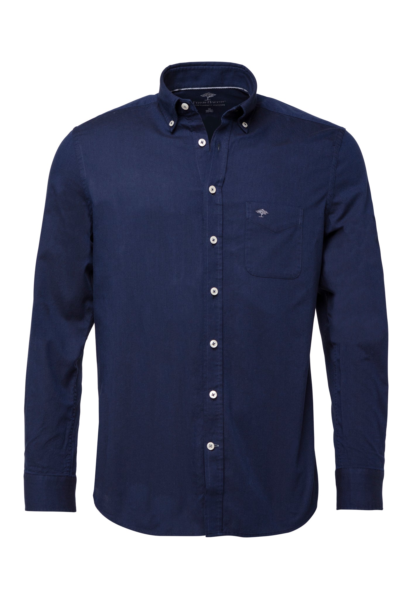 Button-Down Collar Shirt, Navy