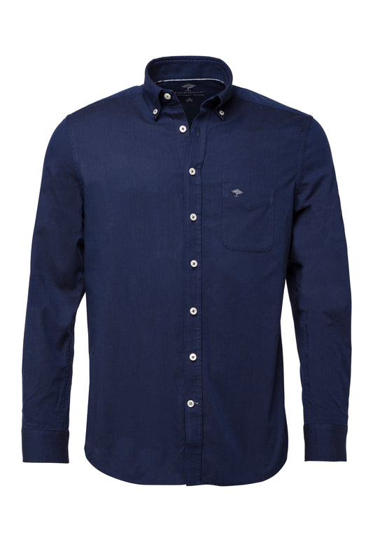 Button-Down Collar Shirt, Navy
