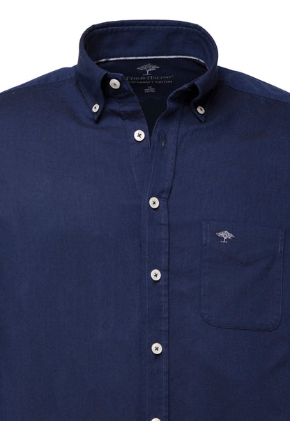 Button-Down Collar Shirt, Navy
