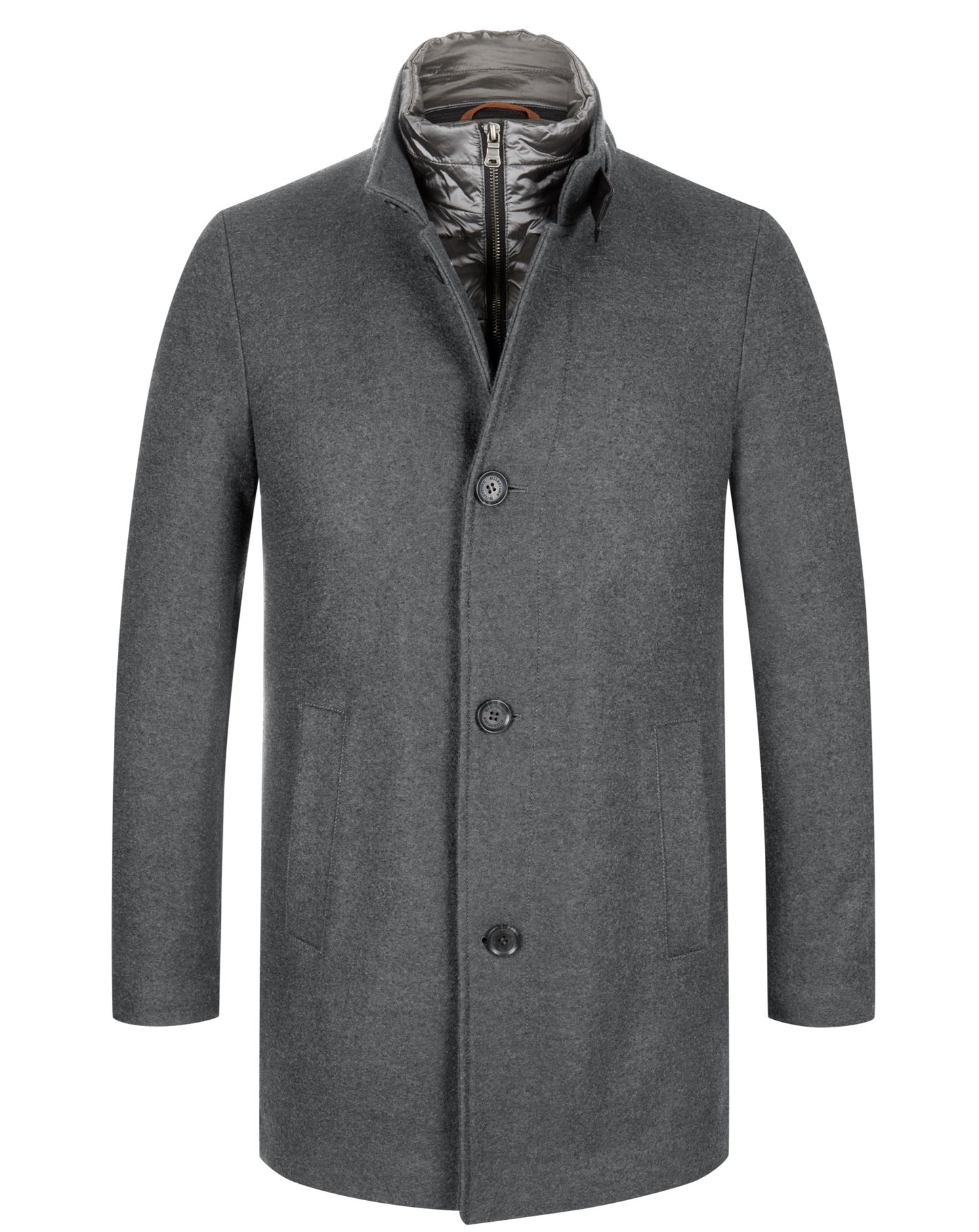 MILESTONE Jacket Wool Blended, Grey