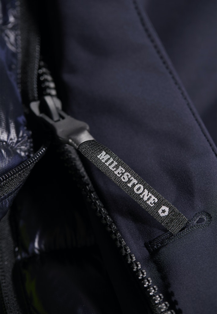 MILESTONE Jacket MS Moreno, microfiber water-repellent, Dark Blue