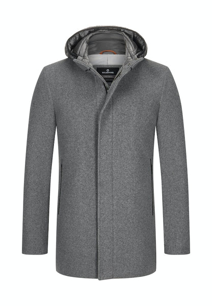 MILESTONE Jacket Barco, Wool padded, Grey