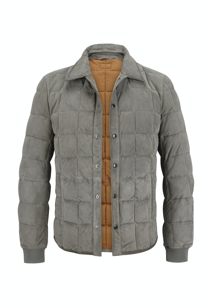 Quilted blouson MS Alfonso, goat suede padded