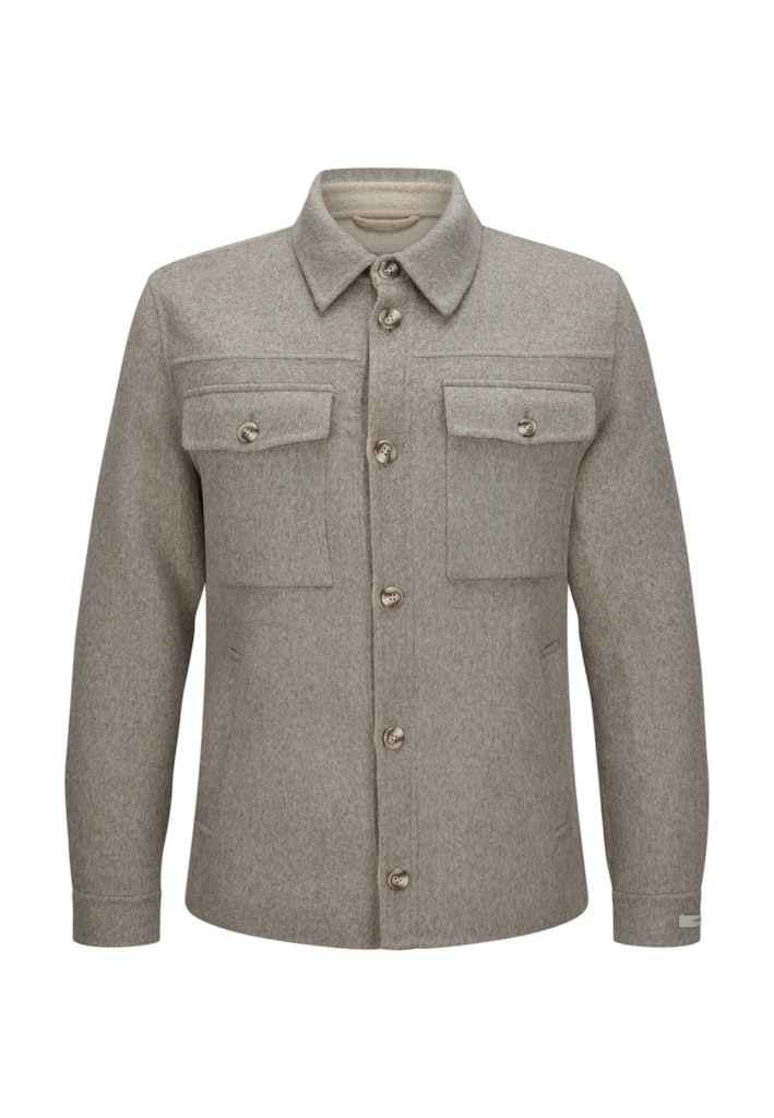 Borgo Wool Jacket, Light Grey